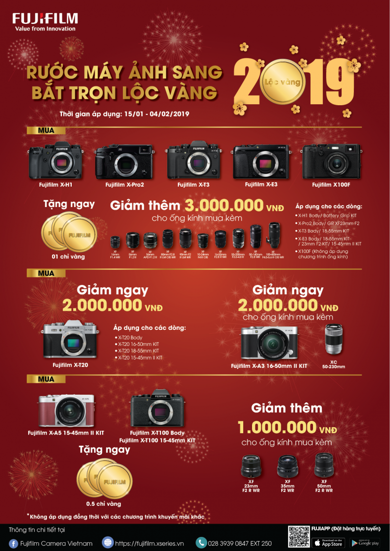 Fujifilm chương trình khuyến mãi Fujifilm chương trình khuyến mãi